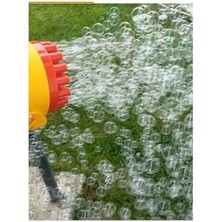 Renklimestore Lrs Store Işıklı Pilli Köpük Baloncuk Makinesi Tabancası Şık Tasarım Bol Köpük Süper Bubble Gun, Çok Renkli