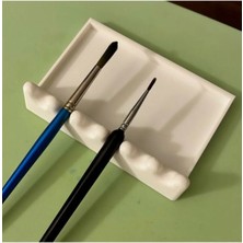 Canerege Fırça Standı, Fırçalık, Fırça Tutucu Aparat, Boya Fırçası Tutucu