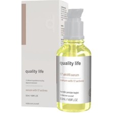 Renklimestore Quality Life Ql 17 Aktifli Saç Dökülmesine Karşı Serum - Saç Güçlendirici Dökülme Karşıtı Saç Serumu ve Yağı