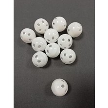 Renklimestore Amigurumi Çıngırak Zili Beyaz 10 Adet