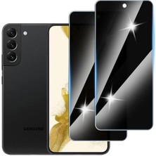Renklimestore Galaxy S22 Plus Privacy (Hayalet) Ekran Koruyucu – 2 Adet - 9h Seramik Cam, Yan Görünme Engelleyici, Tam Kaplama