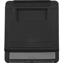 Renklimestore Univarsal Masa Üstü Tablet Standı 5 Farklı Açıda Ayarlanabilir Yan Veya Düz Konum Alabilen, Telefon ve Tablet Standı Fold Stand (Siyah).