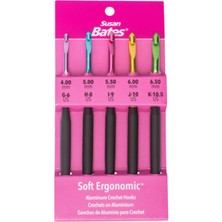 Renklimestore Bates Tığ Kanca Seti Sz G6-K105, Boyutlar G6/4mm - K10.5/6.5MM