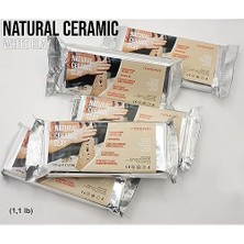 Renklimestore Seramik Kil Hamuru, Beyaz 500 gr Fırınlamaya Gerek Olmayan Güzel Sanatlar Figür Heykel Modelleme Oyun ve Sınıfları Için Toksik Olmayan Doğal Kil