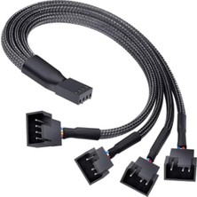 Renklimestore Fan Çoğaltıcı Kablo 4 Lü Fan Çoğaltıcı Fan Çoklayıcı 4 Port