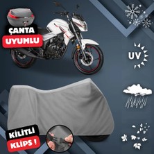 ULTRASHOP Rks Titanium 220 Motosiklet Brandası Arka Çanta Uyumlu Motosiklet Branda