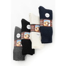 Seryün Likralı Yün Şeker Çorap 3lü