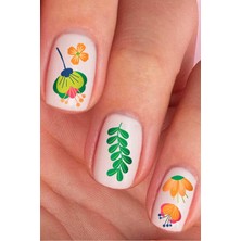Renklimestore Bahar Çiçekleri Tırnak Dövmesi, Tırnak , Nail Art, Tırnak Sticker