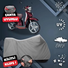 ULTRASHOP Ramzey Velocity 100 Motosiklet Brandası Arka Çanta Uyumlu Motosiklet Branda