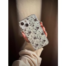 Renklimestore 13/14 Ile Uyumlu HŞFF01 Kodu Şeffaf Kılıf Üzerine Özel Tasarım, Dayanıklı, Şık ve Çizilmelere Karşı Koruyucu Telefon Kılıfı (Darkrose)