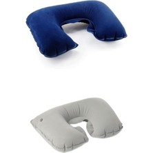 Renklimestore Şişme Araç Boyun ve Seyahat Yastığı – Taşınabilir, Ergonomik, Ense Destekli, Karışık Renkli, Uzun Yolculuklar Için Rahat Yastık (1 Adet)