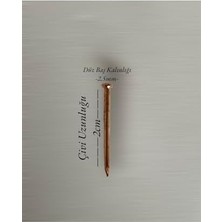 Renklimestore Filografi Bakır Renkli Düz Baş 250 Gram Filografi Çivisi