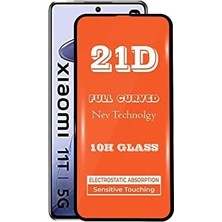 Renklimestore Mi 11T ile Uyumlu Tam Kaplayan 21D Temperli Ekran Koruyucu Cam