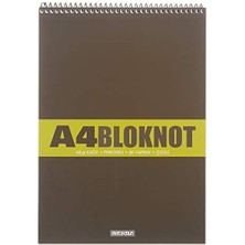 Renklimestore A4 Pet Spiralli Bloknot 80 Yaprak, Çizgili