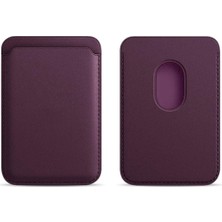 Renklimestore ile Uyumlu Derin Mor Özellikli Deri Cüzdan Kartlık