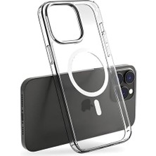 Renklimestore 16 Pro Manyetikli Magsafe Uyumlu Şeffaf Telefon Kılıfı