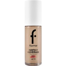 Renklimestore Perfect Coverage Yüksek Pigmentli & Yarı Parlak Bitişli SPF15 Fondöten 132 Natural Beıge
