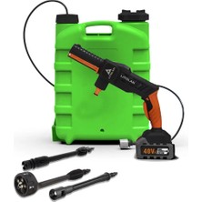 Litolan E.WASH-160 16 Lt Akülü Orta Basınçlı Yıkama / Sulama / İlaclama Makinesi – 30 Bar | 48Vf-18V 3A | 3 Saat tek akü