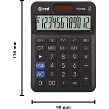 Renklimestore ND-10S Siyah Hesap Makinesi