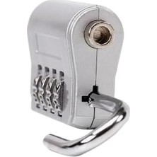 Renklimestore 4 Haneli Şifreli Asma Kilit Dolap Bagaj Motosiklet Bisiklet Valiz Bavul Için Metal Kilit