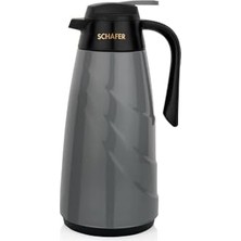 Renklimestore Kitchenhouse Mimoza 1,5 L Cam Termos-Gri