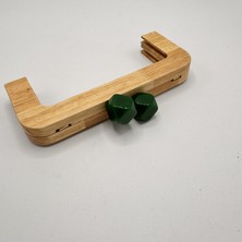 Aynalı Ahşap Burs Zümrüt