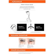 Renklimestore Kirpiklere Zarar Vermeden Şekil Veren Kirpik Kıvırıcı Perfect Eyelash Curler