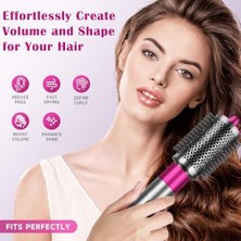 Renklimestore Airwrap Ataşmanları Için Büyük Yuvarlak Hacim Verme Fırçası, Airwrap HS01/HS05 Için Aksesuarlar,büyük Boy Saç Şekillendirici Fön Kurutma Fırçası (Gül)