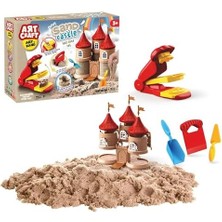 Renklimestore Masalı Oyun Kinetik Kum Seti 750 Gr. Şato Kurumayan Kinetik Kum Oyun Seti