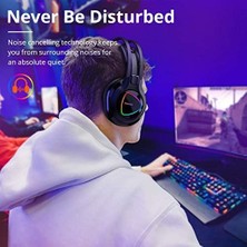 Renklimestore Glary 7.1 Mikrofonlu Rgb Oyuncu Kulaklığı, Siyah