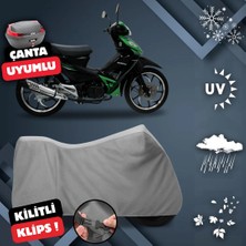 ULTRASHOP Mondial 100 Sfs Sport Motosiklet Brandası Arka Çanta Uyumlu Su Geçirmez Motosiklet Branda