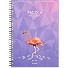 Renklimestore Lé 2018044/1 Polygonal Esnek Karton Kapak, Siyah Spiralli Renkli Kenar Boyama Çizgili