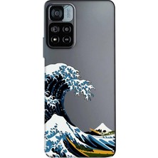 Renklimestore 11 Pro ile Uyumlu Şeffaf Kanagawa Büyük Dalga Desenli Polikarbonat Kılıf – Ince, Şok Emici, Çizilmeye Dayanıklı Arka Kapak