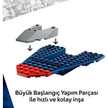 Renklimestore ǀ Kaptan Amerika, Thanos'a Karşı 76319 – 4 Yaş ve Üzeri Süper Kahraman ve Uzay Gemisi Hayranı Çocuklar Için Eğlenceli Oyunlar Sunan Minifigürlü Yapım Seti, Harika Hediye Fikri (107 Parça)