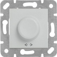 Renklimestore / Metalik Beyaz Pro Dimmer Rl 20 500W Mekanizma ve Düğme/kapak