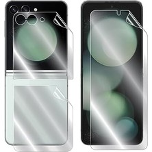 Renklimestore Galaxy Z Flip 5 (Iç Dış Ekran ve Arka) Için Ipg Hydrogel Koruyucu
