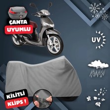 ULTRASHOP Peugeot Tweet 151 Motosiklet Brandası Arka Çanta Uyumlu Motosiklet Branda