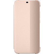 Renklimestore P20 Lite Smart View Flip Cover Kılıf, Pembe