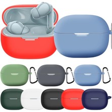 Renklimestore Buds 5 Pro Için Kulaklık Kılıfı Kalın Yapılı 360° Koruma Sağlayan Toz Koruma Tıpalı Darbelere Karşı Dirençli Taşıma Askılı Silikon Koruyucu (Siyah)