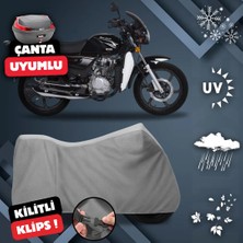 ULTRASHOP Rmg Moto Gusto Ranger 100 Motosiklet Brandası Arka Çanta Uyumlu Motosiklet Branda