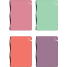 Renklimestore A5 96 Yaprak Kareli Sert Kapak The Notebook Defter