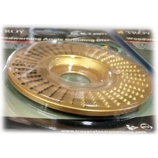 Renklimestore 25075 Avuç Taşlama Için Ahşap Aşındırıcı Disk, Düz Yassı, 125MM