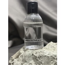 Renklimestore 50 Adet 50 ml Boş Plastik Şişe YM23 Siyah Kapak