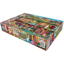 Renklimestore Star Oyun Aletleri Raftaki Bahçe, 2000 Parça Puzzle