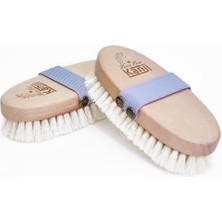 Renklimestore %100 Doğal At Kılı Masaj ve Kuru Fırçalama Için Gri Kemerli Vücut Peeling Selülit Fırçası