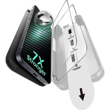 Renklimestore Premium 17 Pro Max Ekran Koruyucu 2'li Paket, Ultra Hd Netlik & Ince Siyah Çerçeve, 9h+ Kırılmaz Cam, Tam Kaplama, Ultrafit Kurulum Aparatı ile