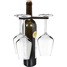 Renklimestore Ahşap Şarap Kadehliği 3'lü