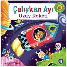 Renklimestore Çalışkan Ayı - Uzay Roketi (Ciltli - Hareketli Kitap)