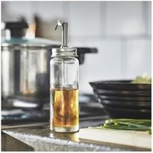 Renklimestore 1 Cıtronhaj Yağdanlık Cam-Paslanmaz Çelik 16 cm 20553207 Metalik 100 ml Cam