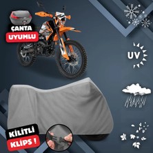 ULTRASHOP Rks NR200 Motosiklet Brandası Arka Çanta Uyumlu Motosiklet Branda